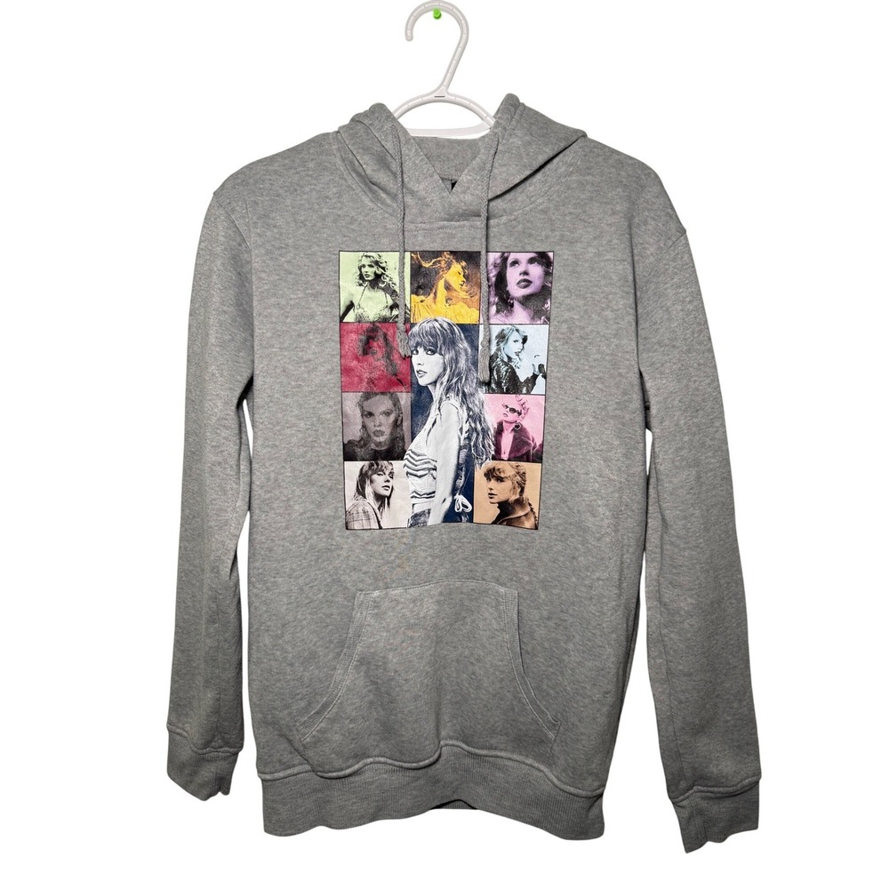 Taylor Swift The Eras Tour Gray Hoodie Sweatshirt Merch Womens Medium‎